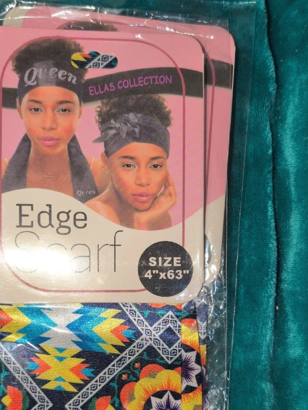 Edge Scarf Headwraps - Bright Geometric Print  - Pick 1